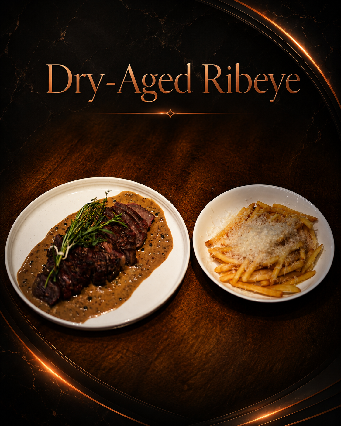 Dry-Aged Ribeye at Life Garden